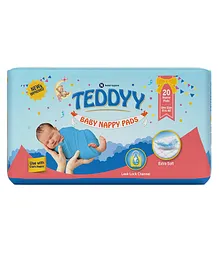 Teddyy Nappy Pads - 20 Pieces