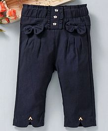 TBB Elasticated Waist Solid Colour Capri - Navy Blue TBB Elasticated Waist Solid Colour Capri - Navy Blue