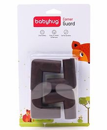 Babyhug Corner Edge Protector Pack Of 4 - Brown