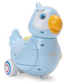 Musical Parrot With Lights - Sky Blue