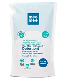 Mee Mee Mild Baby Liquid Laundry Detergent Refill Pack - 1. 2 Litres