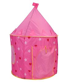 Star Printed Play Tent - Pink
