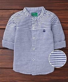 UCB Full Sleeves Striped Shirt - Blue UCB Full Sleeves Striped Shirt - Blue