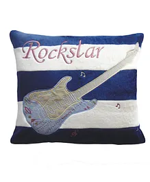 Abracadabra Rockstar Cushion - Blue Cream