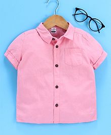 LC Waikiki Full Sleeves Solid Shirt - Light Pink LC Waikiki Full Sleeves Solid Shirt - Light Pink