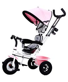 R for Rabbit Tiny Toes Sportz Tricycle - Pink Grey