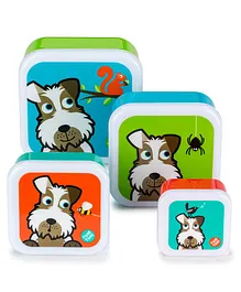 Tum Tum Nesting Snack Pots Multicolour - Pack Of 4