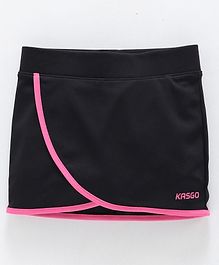 KASGO Solid Skorts - Black & Pink KASGO Solid Skorts - Black & Pink