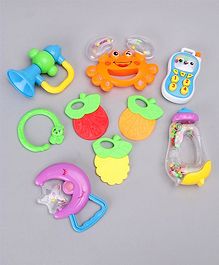 Musical Baby Rattle Pack of 6 - Multicolor