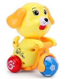 Doggy Shaped Wind Up Toy - Yellow