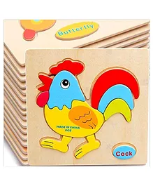 FunBlast Wooden 3D Board Puzzle - 12 Pieces