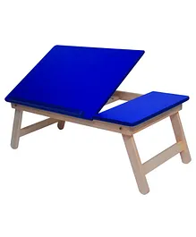 Sattva Portable Folding Double Study Table - Blue