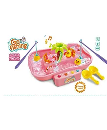 YAMAMA game for kids with Fishes Music,Lights and running water - Pink
