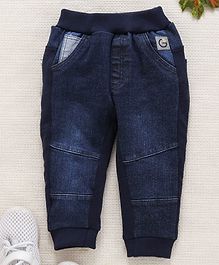 Little Kangaroos Full Length Ribbed Jeans - Blue Little Kangaroos Full Length Ribbed Jeans - Blue
