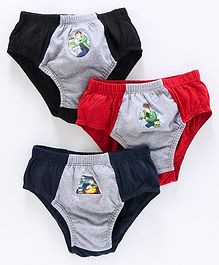 Red Rose Briefs Ben 10 Print Pack of 3 - Navy Red Red Rose Briefs Ben 10 Print Pack of 3 - Navy Red