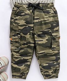 Gini & Jony Trousers Camouflage Print - Olive Green Gini & Jony Trousers Camouflage Print - Olive Green