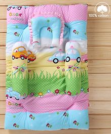Babyhug Bedding Set Parkland Print - Multicolor Babyhug Bedding Set Parkland Print - Multicolor