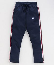 DEAR TO DAD Full Length Side Striped Lounge Pants - Navy Blue DEAR TO DAD Full Length Side Striped Lounge Pants - Navy Blue