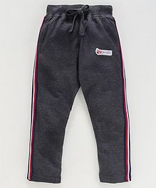 DEAR TO DAD Full Length Side Striped Lounge Pants - Dark Grey DEAR TO DAD Full Length Side Striped Lounge Pants - Dark Grey