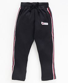 DEAR TO DAD Full Length Side Striped Lounge Pants - Black DEAR TO DAD Full Length Side Striped Lounge Pants - Black