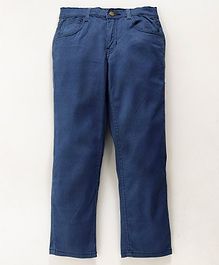 Kiddopanti Solid Front Pocket Full Length Jeans - Light Blue Kiddopanti Solid Front Pocket Full Length Jeans - Light Blue