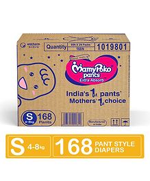 MamyPoko Extra Absorb Pant Style Diapers Small - 168 Pieces