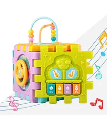 Yamama Baby Activity Educational Toy with shape Sorter Multicolour - 10 Pieces