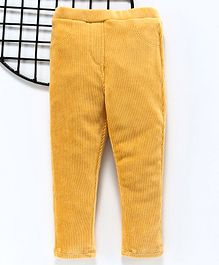 LC Waikiki Solid Full Length Elasticated Pants - Yellow LC Waikiki Solid Full Length Elasticated Pants - Yellow