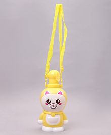 Kitty Design Water Bottle Yellow - 400 ml