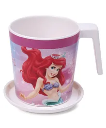 Servewell Disney Princess Print Mug and Luna Coaster Set of 2 - Pink