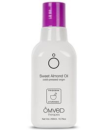 Omved Sweet Almond Cold-Pressed Virgin Oil - 200 ml