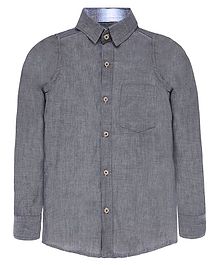 Nick&Jess Solid Full Sleeves Shirt - Grey Nick&Jess Solid Full Sleeves Shirt - Grey