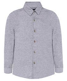 Nick&Jess Solid Full Sleeves Shirt - Grey Nick&Jess Solid Full Sleeves Shirt - Grey