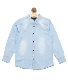 Nick&Jess Shaded Denim Full Sleeves Shirt - Blue Nick&Jess Shaded Denim Full Sleeves Shirt - Blue