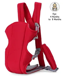 3 in 1 Padded Baby Carrier With Wide Seat - Red