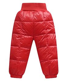 Awabox Solid Full Length Pants - Red Awabox Solid Full Length Pants - Red