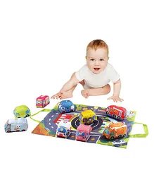 Syga Play Mat With Foam Cars Pack of 9 - Multicolor