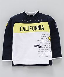 Tacos California Printed Full Sleeves Tee - White Tacos California Printed Full Sleeves Tee - White