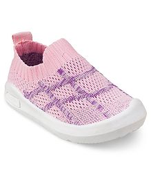 Kittens Shoes Checkered Style Back Elastic Shoes - Pink Kittens Shoes Checkered Style Back Elastic Shoes - Pink