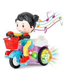 Zest 4 Toyz Stunt Tricycle With Bump & Go Action - Multicolor