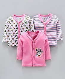 Bodycare Full Sleeves Vests Pack of 3 Printed & Striped (Color & Print May Vary) Bodycare Full Sleeves Vests Pack of 3 Printed & Striped (Color & Print May Vary)