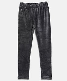 Nins Moda Solid Full Length Leggings - Grey Nins Moda Solid Full Length Leggings - Grey