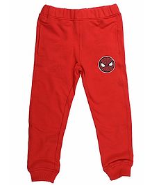 Marvel By Crossroads Spider Man Print Full Length Elasticated Pants - Red Marvel By Crossroads Spider Man Print Full Length Elasticated Pants - Red