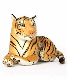 Deals India Tiger Stuff Toy Brown - Height 32 cm