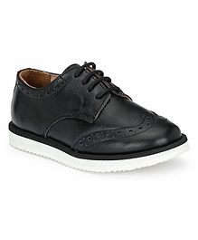 Tuskey Lace Up Casual Shoes - Black Tuskey Lace Up Casual Shoes - Black