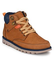 Tuskey Lace Up Ankle Boots - Brown Tuskey Lace Up Ankle Boots - Brown