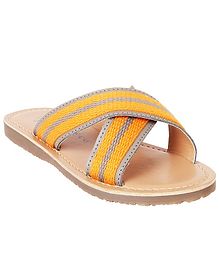 Aria+Nica Criss Cross Sandals - Yellow Aria+Nica Criss Cross Sandals - Yellow