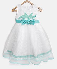 StyleStone Sleeveless Floral Work Dress - Green StyleStone Sleeveless Floral Work Dress - Green