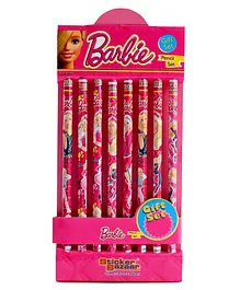 Barbie Printed Pencils Set of 8 - Pink