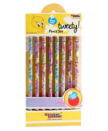 Tweety Printed Pencils Set of 8 - Multicolor